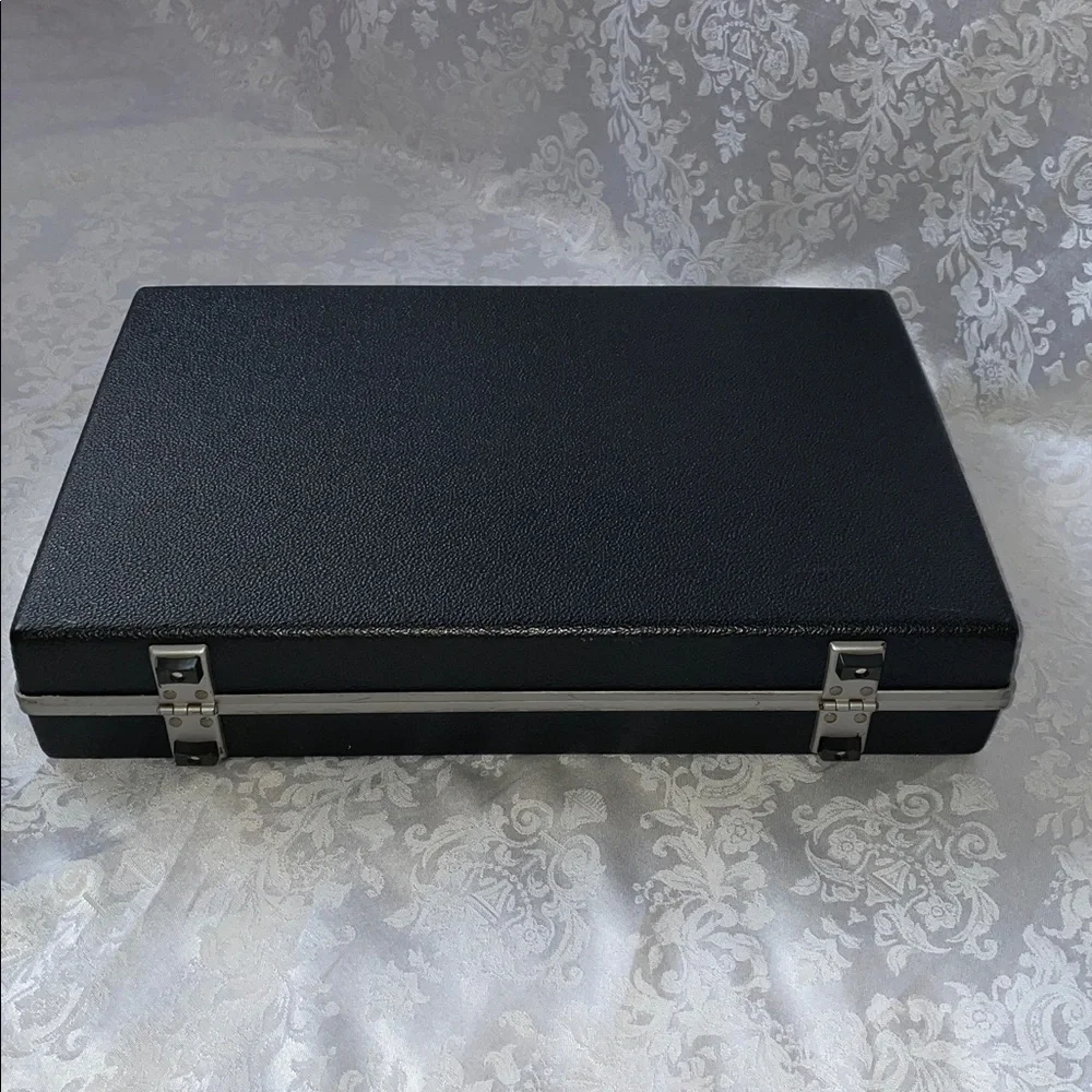 Vintage SAMSONITE Hard Shell Black Textured Briefcase - Picture 9 of 9